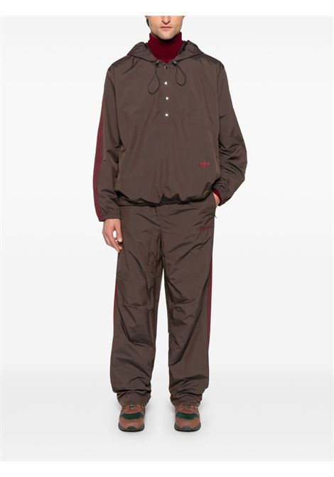Brown logo-detail track trousers Adidas by wales bonner - unisex ADIDAS BY WALES BONNER | JJ2930BRWN